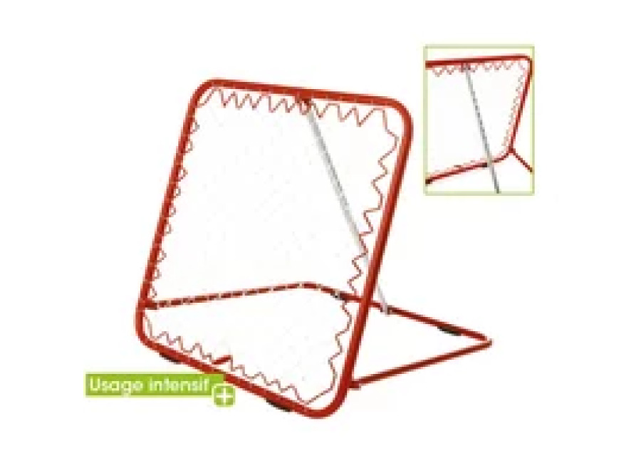 Tchoukball 1 x 1 m – inclinación 25°.