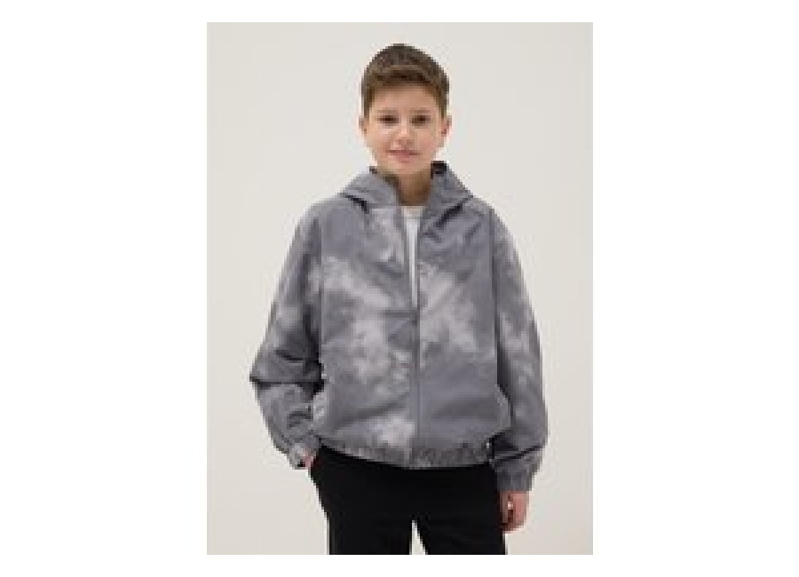 Ovs KIDS, Chaqueta De Lluvia Mezcla De Gris Regular Fit Con Capucha Para Niño, Niño, Blanco/gris, Talla: 10-11