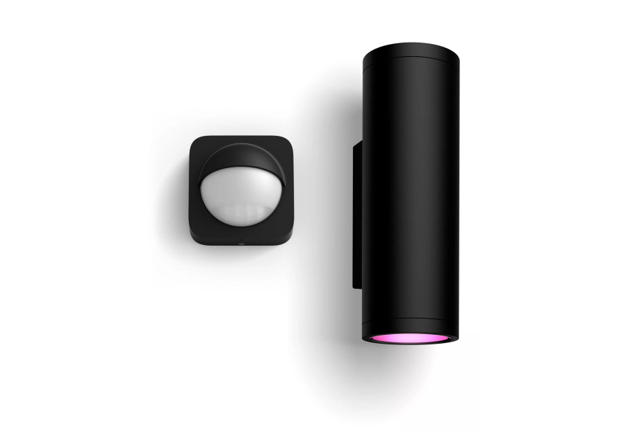 Philips Hue Philips Pack: Aplique De Pared Exterior Hue Appear + Sensor De Exterior