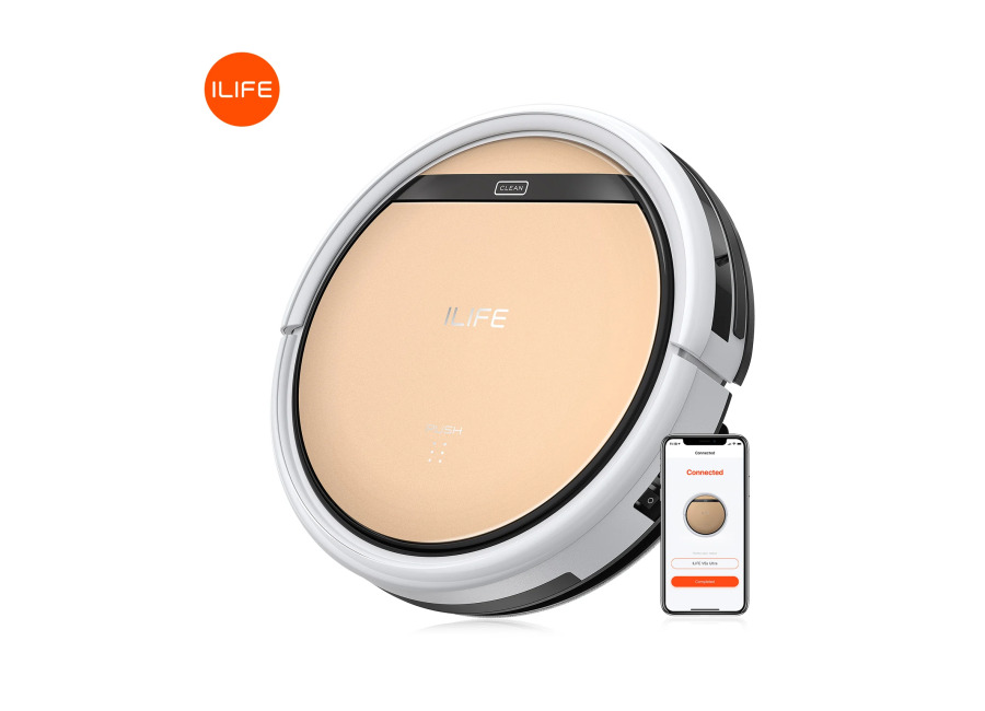 Robot Aspirador y Fregador ILIFE V5s Ultra, Succión de 4000 Pa, Creación de Mapas, Programación de…